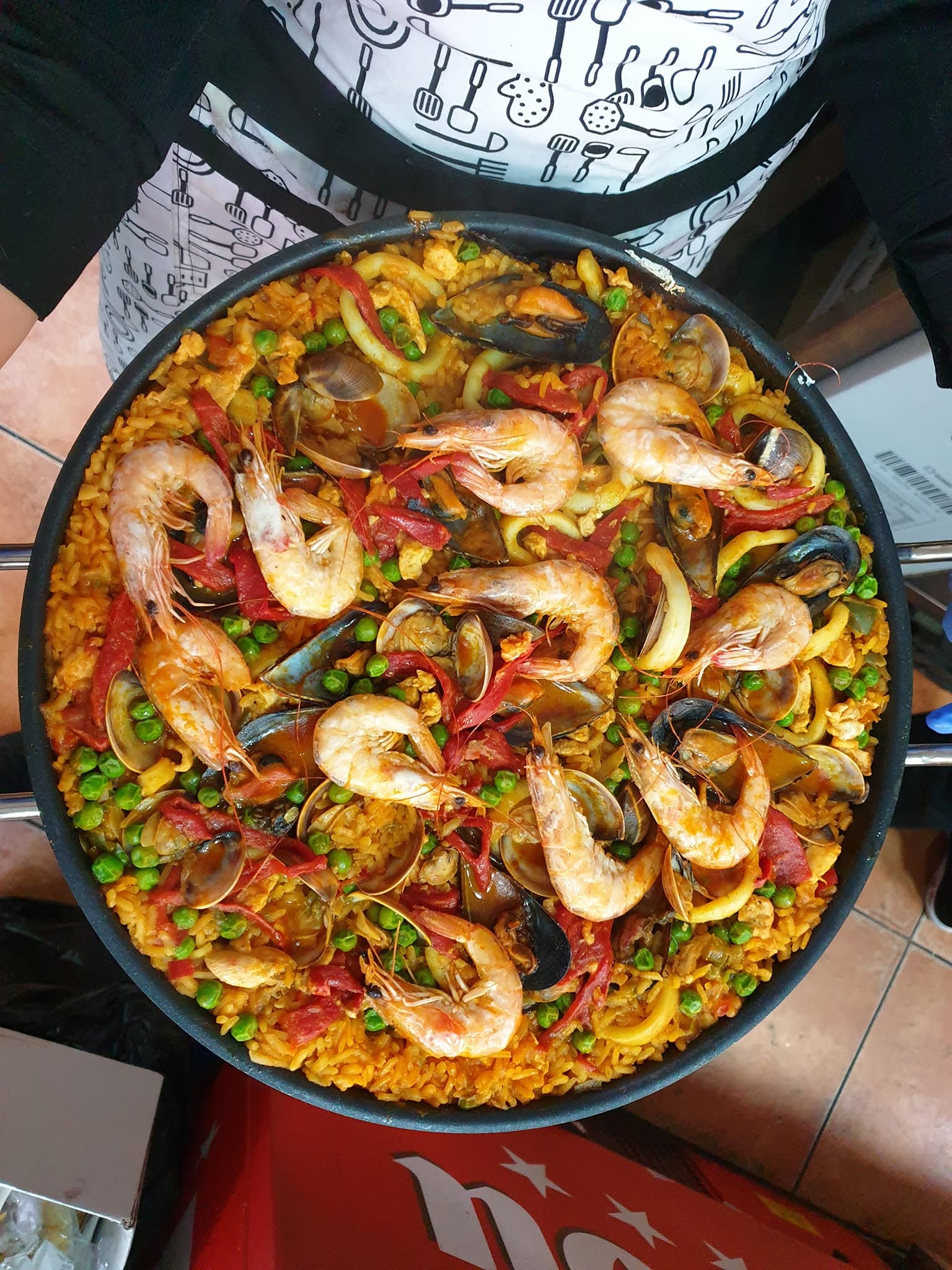 Paella de mariscos